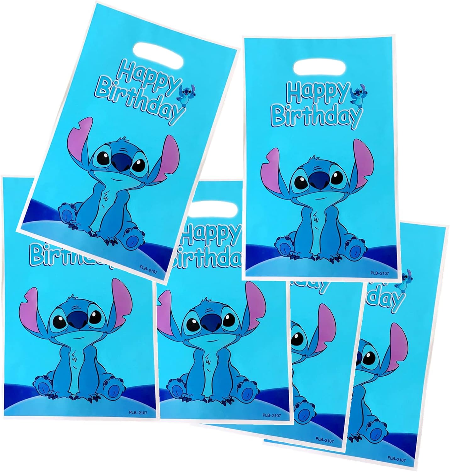 MIYOYO 20 Pcs Stitch Party Bags Cartoon Gift Bags Kids Boys Girls Lilo