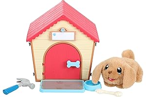 Interactive Plush Toy and Kennel: Delightful Play Space for Your Furry Friend