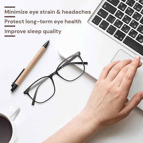 Miniatura 5 de Gaoye Gafas Ultraligeras de Luz Azul para Mujeres - Gafas de Protección para Computadora para Comodidad Durante Todo el Día - Anti UV Resplandor y