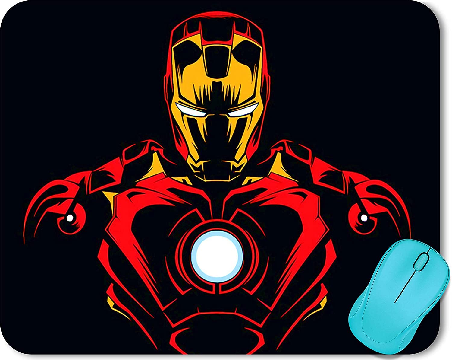 ZORI Avengers - Ironman Gaming Mouse Pad - Computer Laptop PC| WFH Office | Anti-Skid, Anti-Slip, Rubber Base | Avengers Superhero | (Ironman_01_BLACKBG) (B09DBNRWP6) Amazon Price History, Amazon Price Tracker