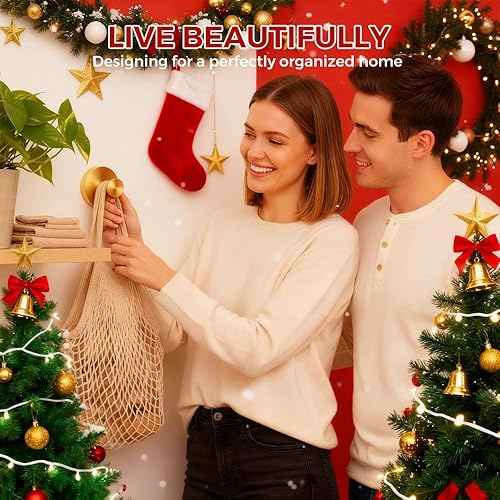 Miniatura 6 de Ganchos de Ventosa para Coronas de Puerta, Colgadores de Corona de Acero Inoxidable Resistente para Puerta Delantera, Colgador de Corona para Puerta