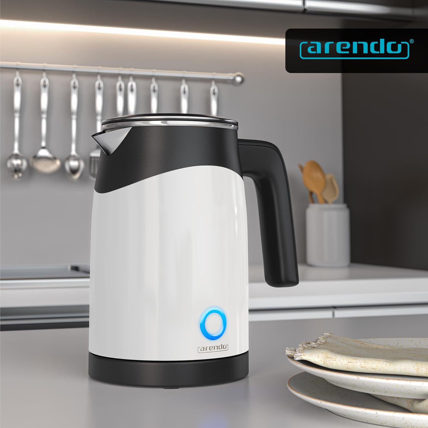 Arendo Single Kettle in a kitchen setting