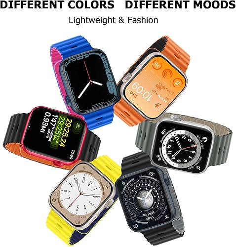 Miniatura 5 de Anlinser Bands Compatible with Apple Watch Band 41mm 40mm 38mm, Adjustable Loop Designed for Apple Watch SE Series 9 8 7 6 5 4 3