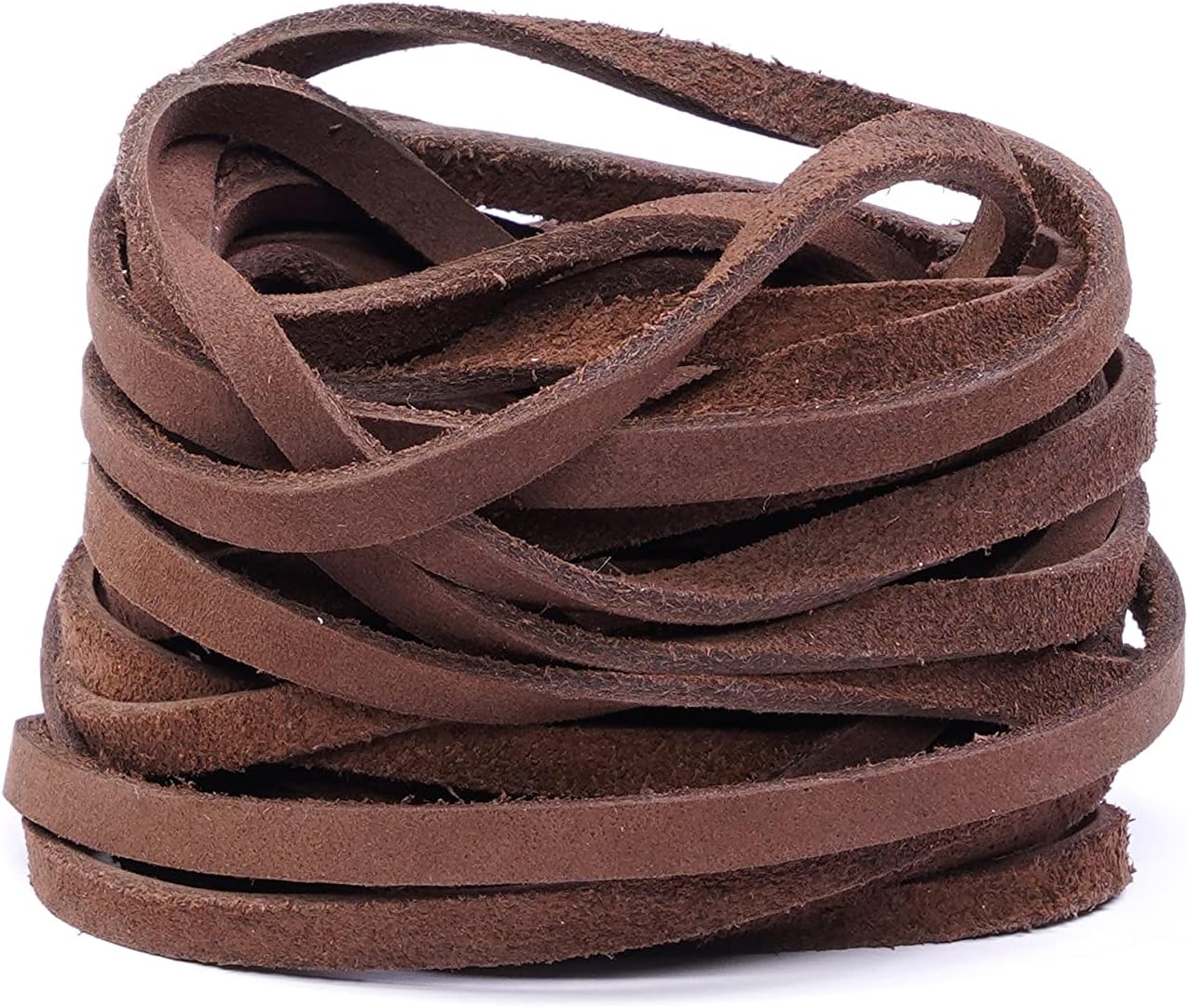 Amazon.com: IDEEMA 5MM Flat Genuine Cowhide Leather Cord Necklace ...