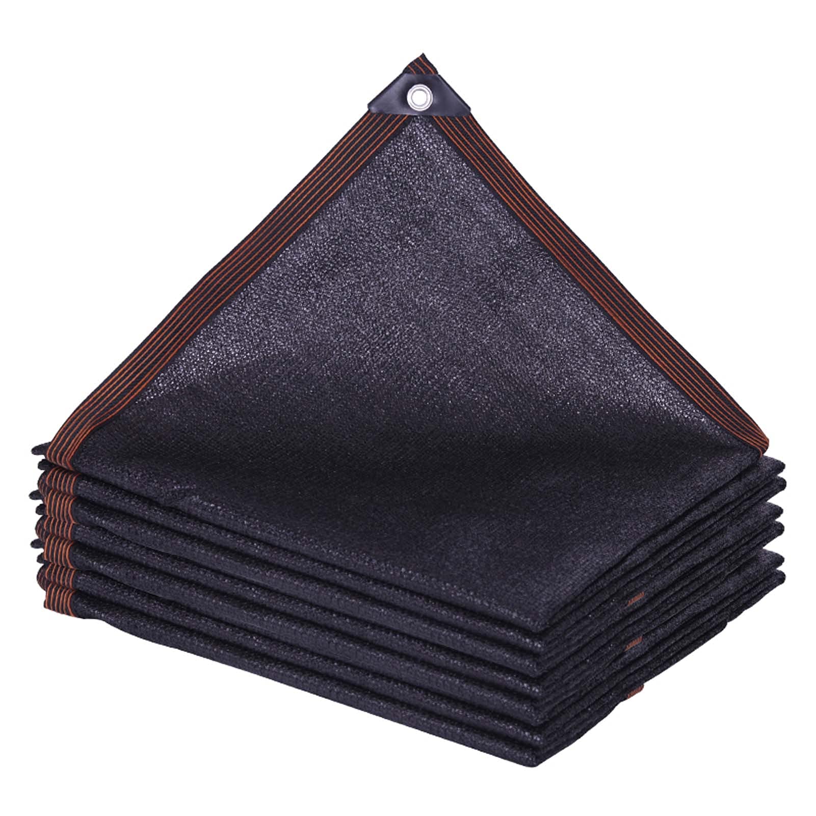 70% Black Sunblock Shade Cloth Net 16x16 FT, Sun Shade Netting for Plants, Garden Shade Mesh Tarp, UV Protection Shade Cloth with Grommets for Plant Cover, Greenhouse & Patio
