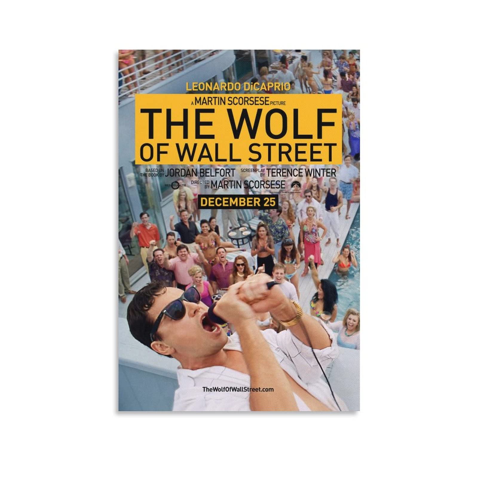 No.306フレーム付きキャンバスアート　ウルフオブウォールストリート　絵画 No.306フレーム付きキャンバスアート ウルフオブウォールストリート