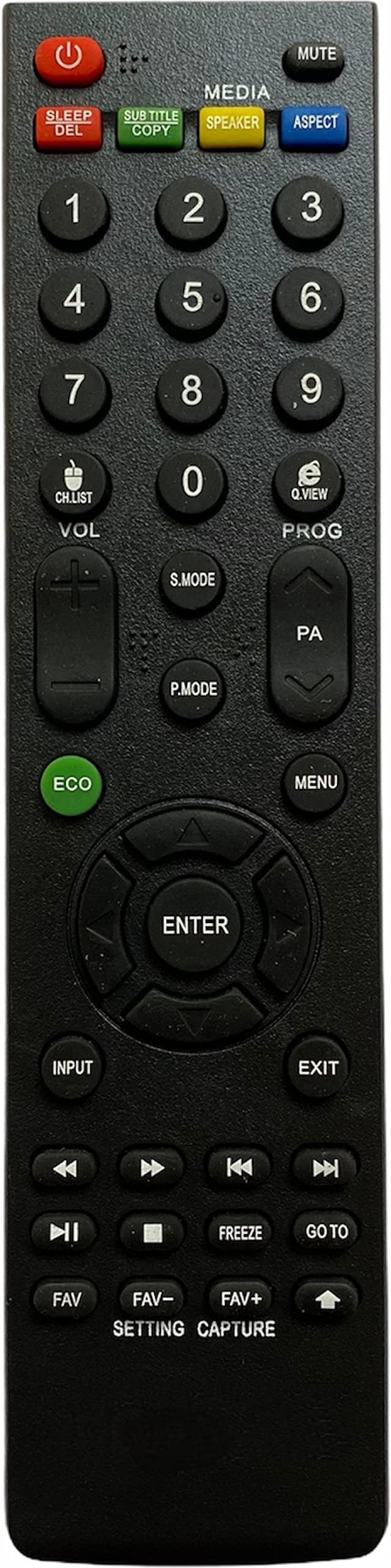Xpecial THOM-Son LED2 Koda-K Remote Compatible for Thomson/Kodak Smart LED LCD TV Remote Controller (Black)