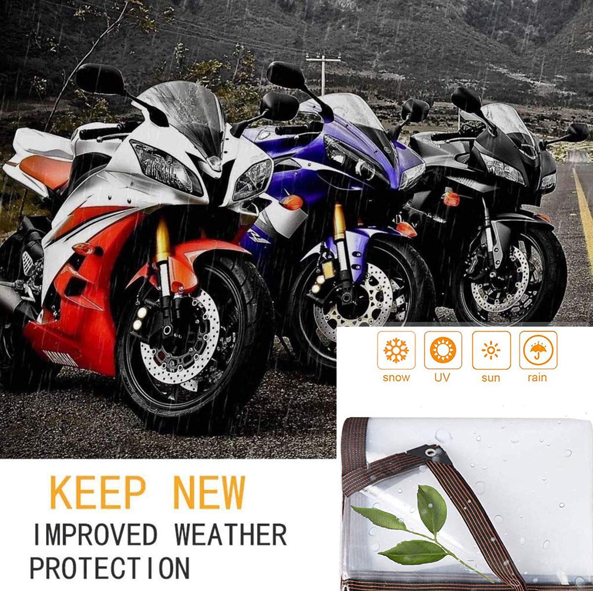 Bache Transparente Avec Oeillets, Baches Claire Pour Serre