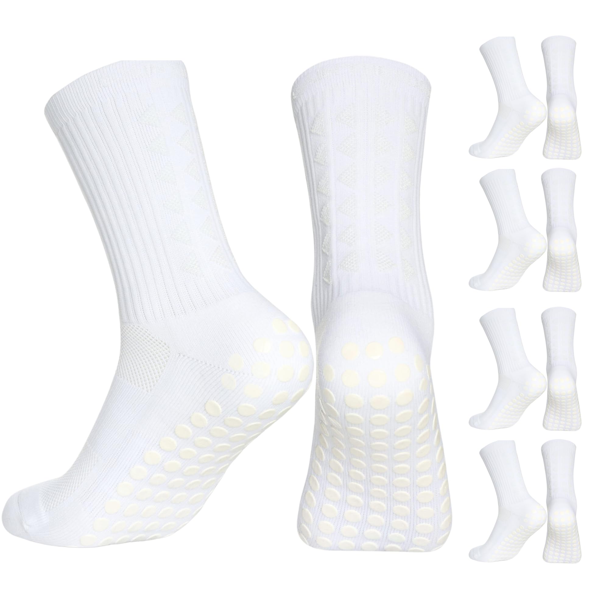 Gain The Edge Football Grip Socks 3.0-2pc and 4pc Set - Non Slip Football Socks - Updated Model — view 8