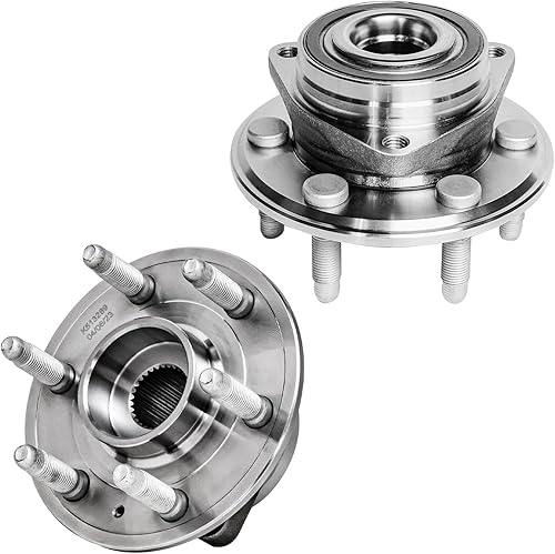 Detroit Axle - Par de cubos de rodamiento de rueda 513289 para Cadillac SRX 2010-2016, Saab 9-4X 2011, rodamientos de rueda delantera o trasera y