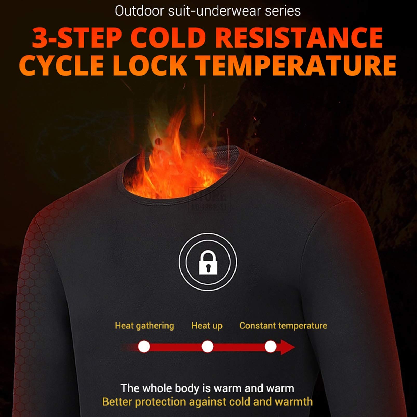 Intimo Termico Unisex, Temperatura Regolabile, Carica USB Invernale, Tuta Termica Lavabile per Sport all'Aria Aperta, Donna~Grigio,M (Uomo~Nero 3XL)