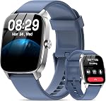 Smart Watch for Men Women Bluetooth Call, 1.85" HD Touch Screen AI Voice Smartwatch, Fitness Tracker 24/7 Heart Rate/Sleep Monitor, 120+ Sports Modes, IP68 Waterproof, smartwatch for Android & iOS