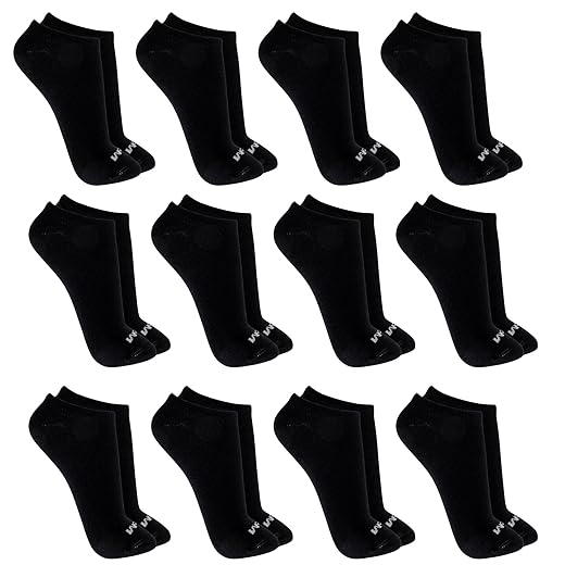 Kit 12 Pares Meias Sapatilha Invisível Esportiva Mash Active Algodão