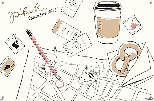 Miniatura 4 de Trends International Pokémon Pikachu Lifestyle - Map Wall Poster, 14.72" x 22.37", Premium Poster & Push Pin Bundle