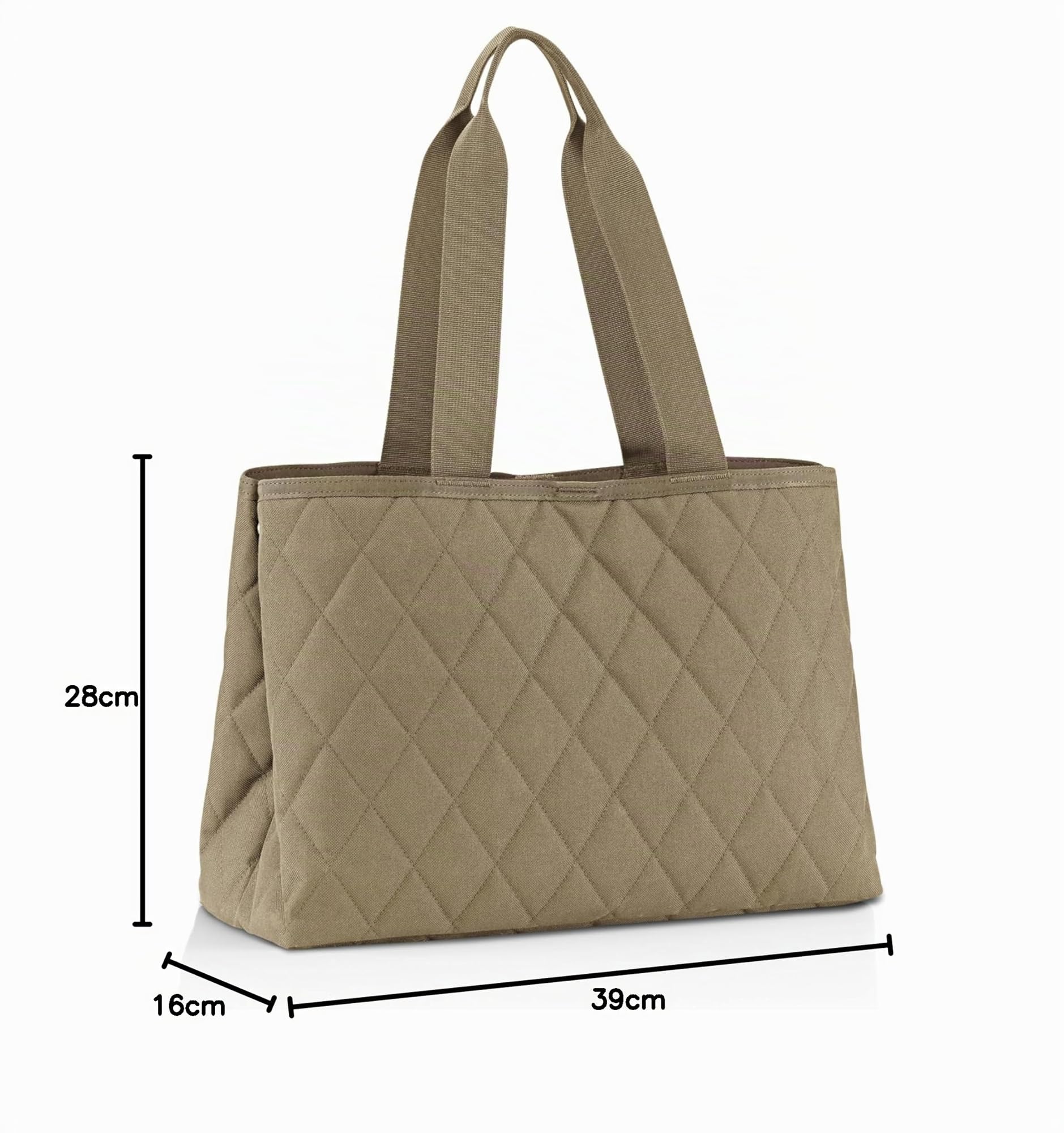 reisenthel classic shopper L – Geräumige Shopping Bag und edle Handtasche in einem – Aus wasserabweisendem Material