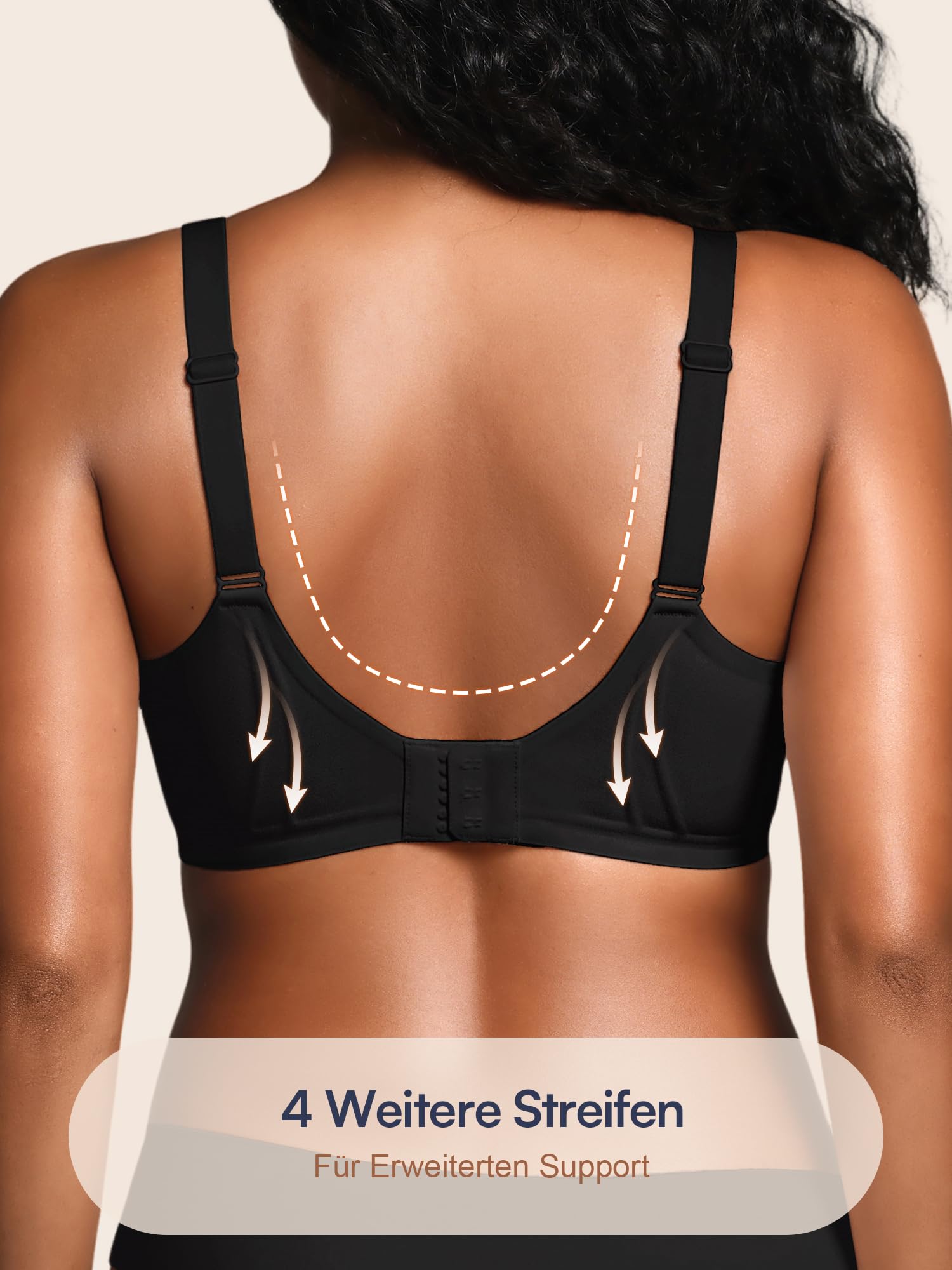 BH für Damen ohne Bügel mit Weicher Unterstützung, Bequeme Nahtlose Bralettes Gepolstert, Bügelloses Bustier Komfort BHS
