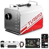 TURBRO 8kW Diesel Heater, 12V/24V/110V, All-in-One Parking Heater with Smart LCD, Remote and Bluetooth APP Control, Programmable Timer, Portable for RV, Camper, Truck, Boat, Tent, Garage, Shop, H8BP