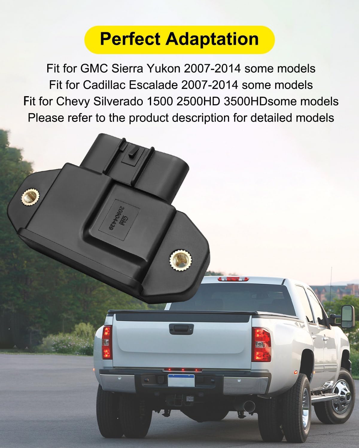 Trailer Brake Continue Relay Assembly Fit for Chevrolet Silverado Suburban 1500 2500 Cadillac Escalade GMC Sierra Yukon 2007-2014 Some Models, Trailer Brake Controller Replace 20904439