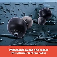 Vista 3 de RadioShack High Performance Wireless Headphones, Active Noise Cancelling Earbuds, IPX5 Water Resistant Bluetooth Headphones with 400MAH Battery