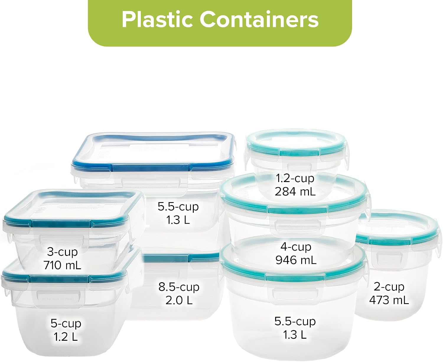 Snapware Plastic Total Solutions (14-Pack, Mixed Sizes) Food Storage Set image 2