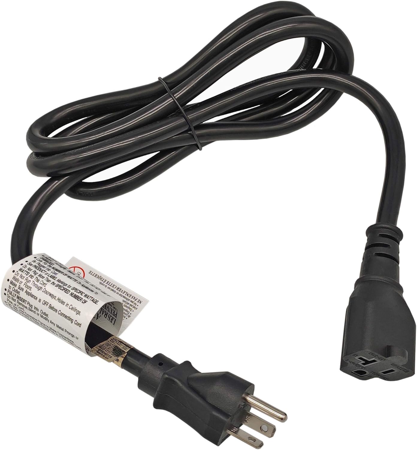 FC-520PR-006 NEMA 5-20 Extension Cord Set 5-20P to 5-20R (Also for 5-15R Adapter) 125V, 20A, 2500W (6FT)