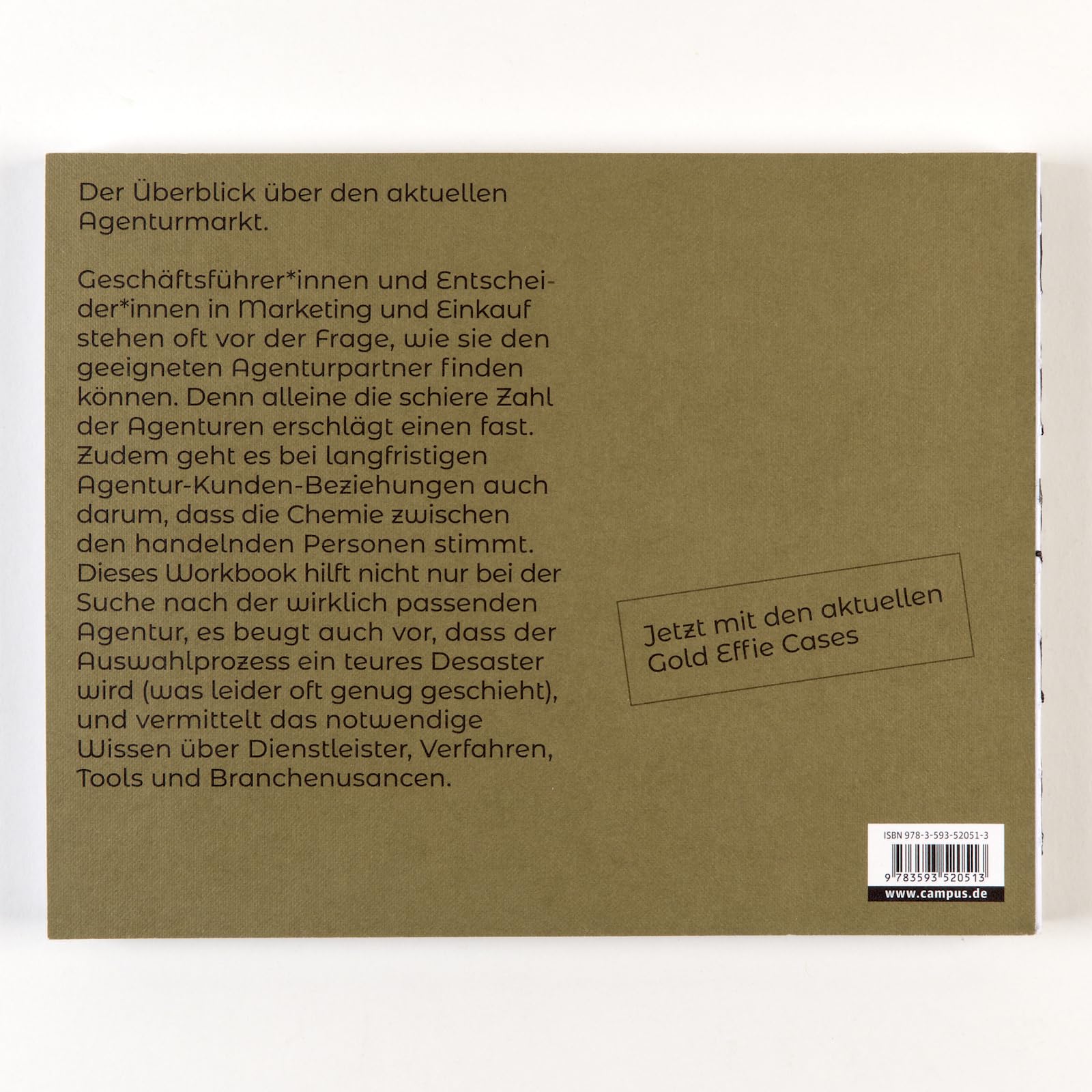 Deutschlands führende Agenturen: Das Workbook zur richtigen Agenturauswahl 2025 – inklusive Gold-Effie-Cases