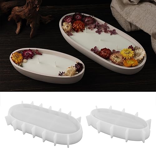 Miniatura 6 de Molde para recipiente de vela, forma de barco, cemento, bricolaje, suculentas, plantación, maceta, molde de silicona, molde de bandeja de