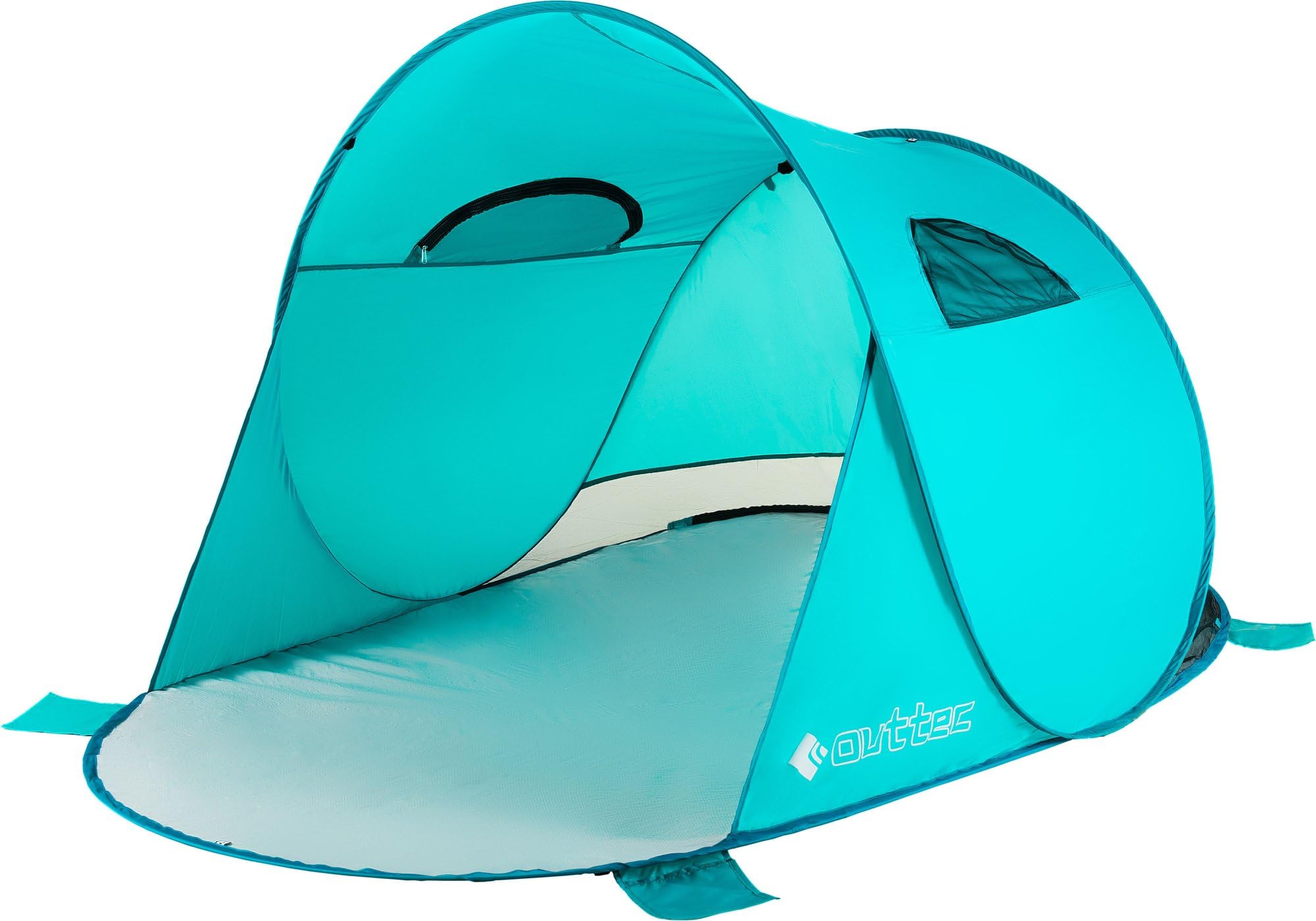 XXL tenda da spiaggia con protezione UV, tenda pop-up, paravento, tenda da spiaggia