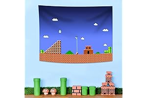 Mario Tapestry: A Pixelated Masterpiece for Your Gaming Lair!