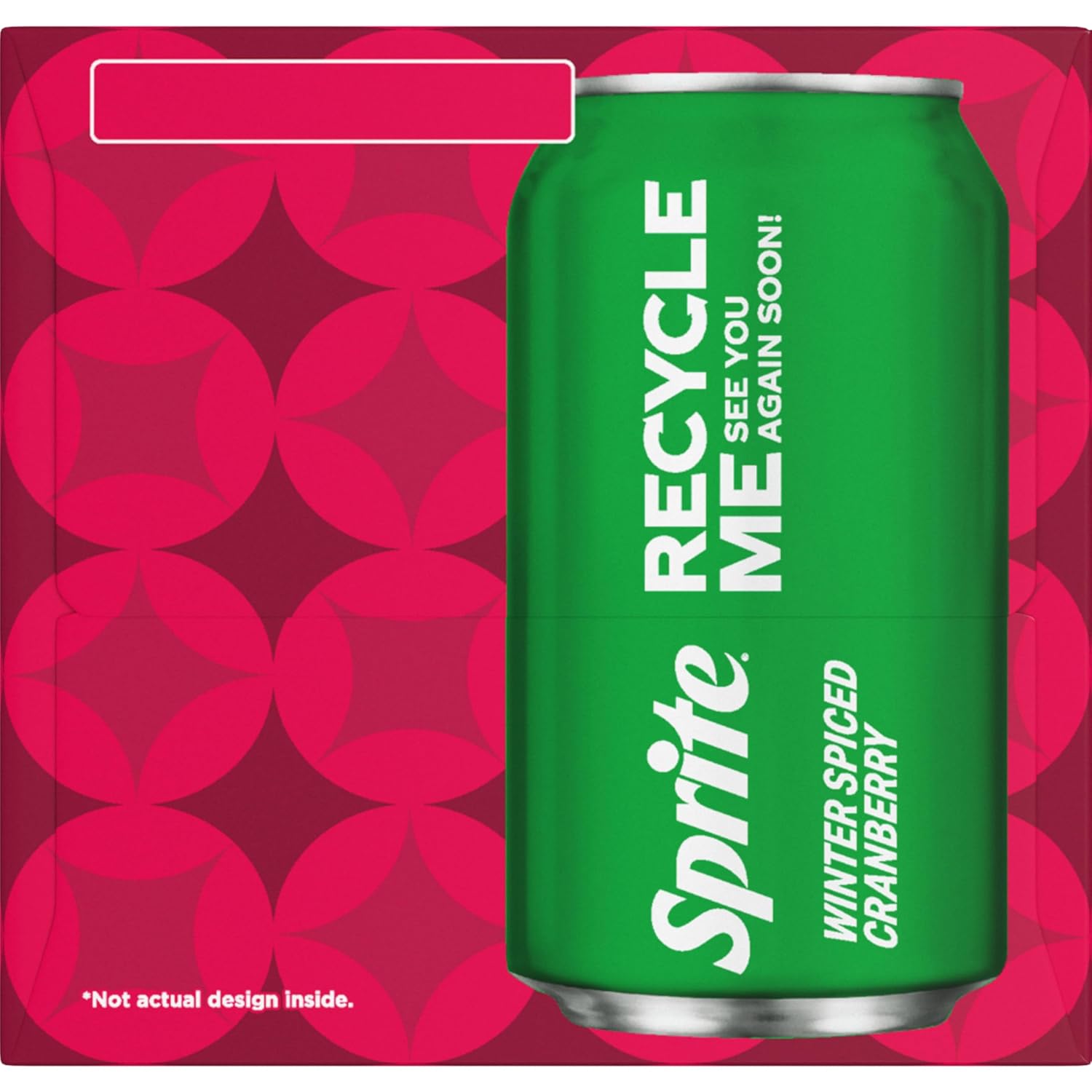 Sprite Winter Spiced Cranberry, Lemon-Lime and Cranberry Flavored Soda Pop Soft Drink, 12 fl oz, 12 Pack
