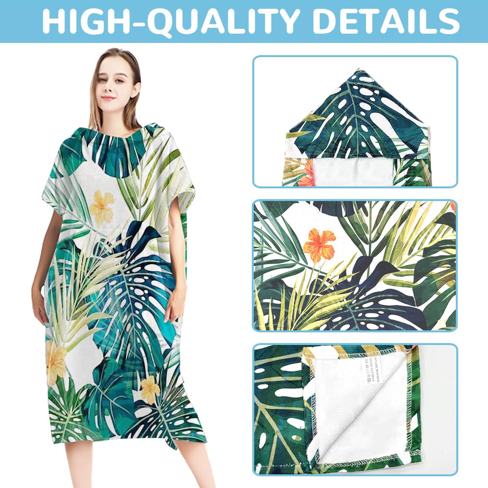 Poncho Asciugamano Microfibra - Leggero E Super Assorbente - Foto 4