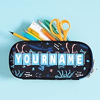 Vista 9 de Estuche para lápices Bagseri para niños - Bonito estuche para lápices para niños, estuche organizador de lápices de gran capacidad para estudiantes