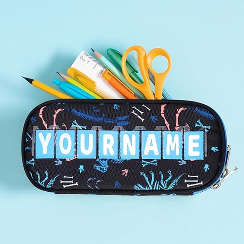 Miniatura 9 de Bagseri Estuche para lápices para niños, bonito estuche para niños, organizador de gran capacidad para suministros de oficina escolar, bolsa para