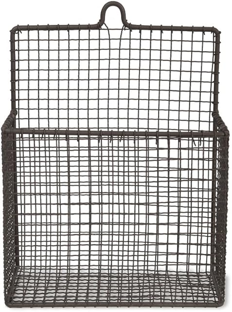 Garden Trading Farringdon Letter Holder-Wirework, Steel, Grey, 13 x 24 x 33 cm