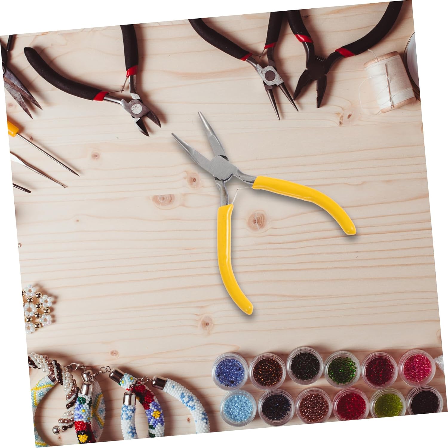 6Pcs Mini DIY Jewelry Pliers for Wire Shaping and Forming