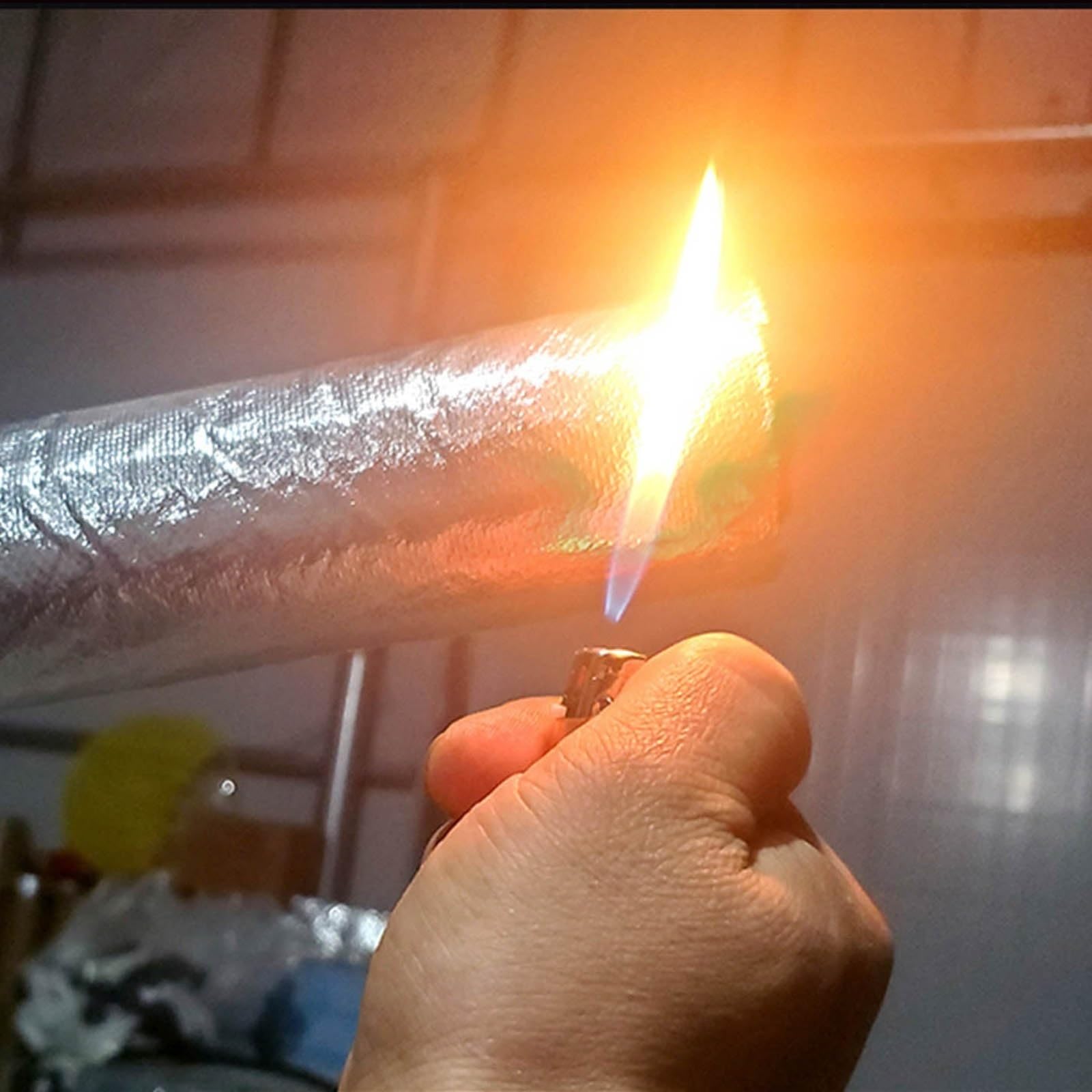 Tubo de Espuma Aislante para Tuberías 95 cm Envoltura Aislante Autosellante para Tuberías de Cobre, Envoltura Aislante Gruesa 20 mm, Tubería de Papel de Aluminio Congelado(250.0 mm/9-4/5")