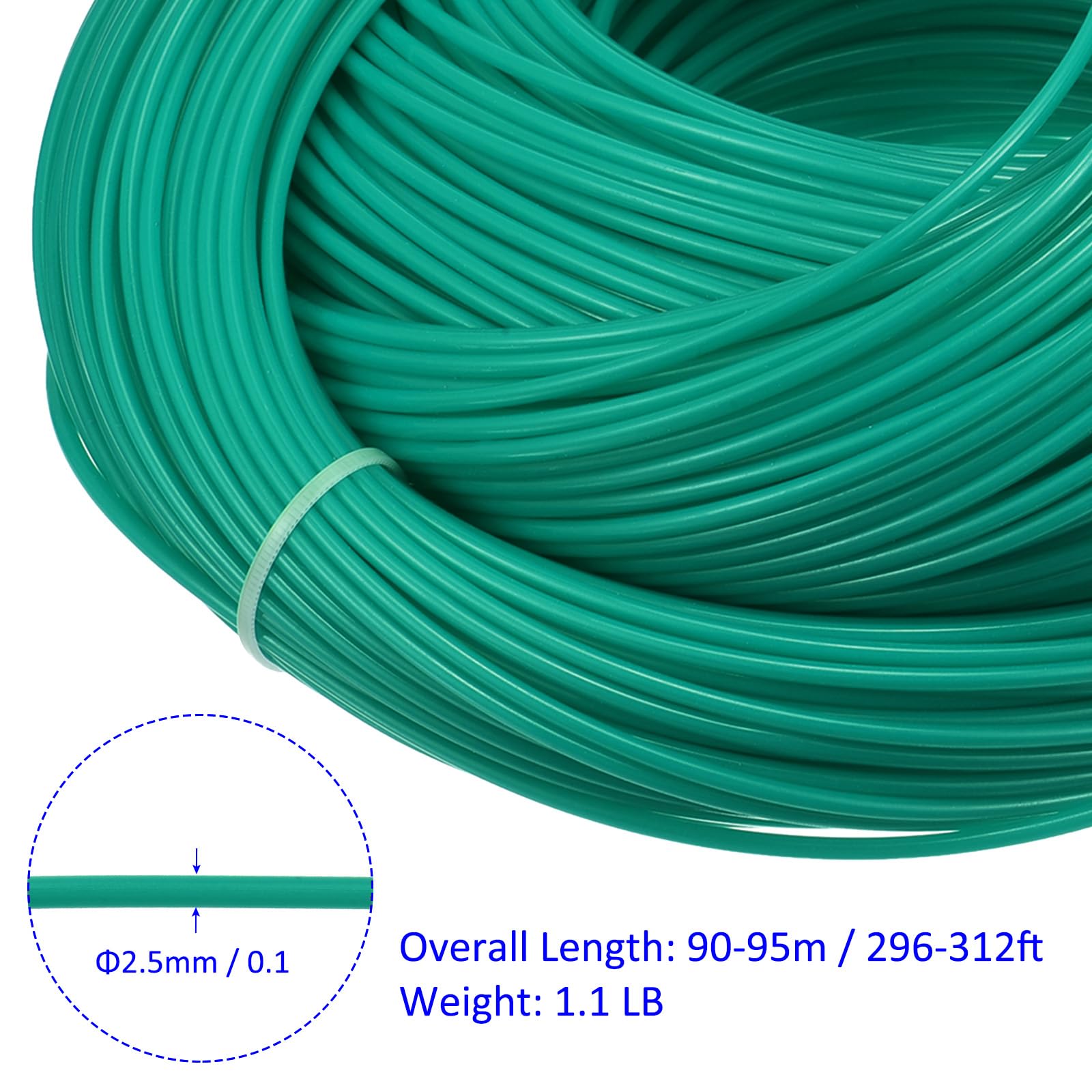 M METERXITY Wicker Repair Kit, Round Synthetic Rattan Fix Kit Plastic Wicker, Innovative DIY - Image 4
