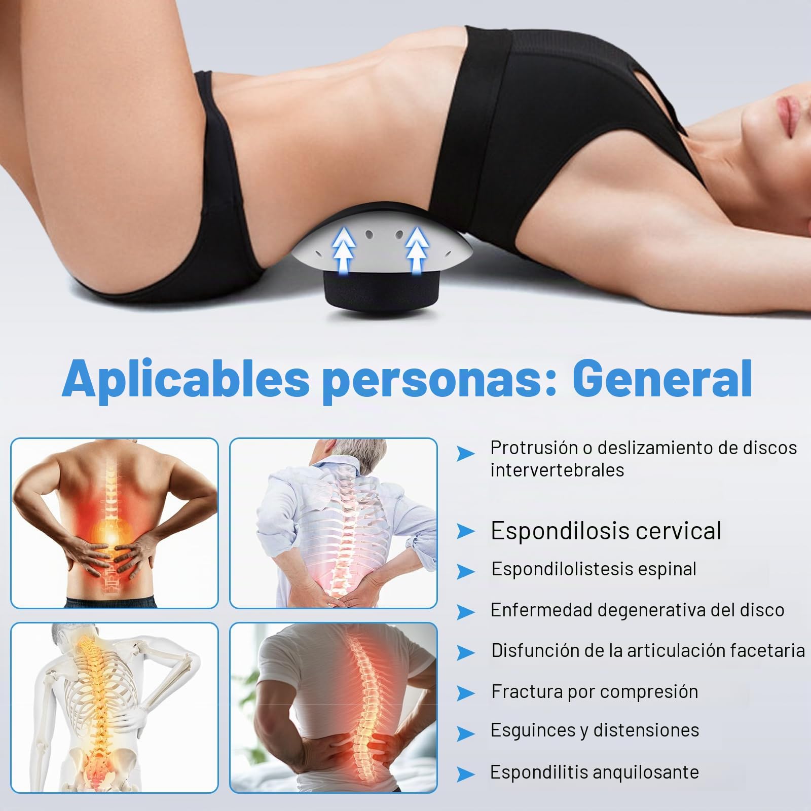 Masajeador lumbar eléctrico