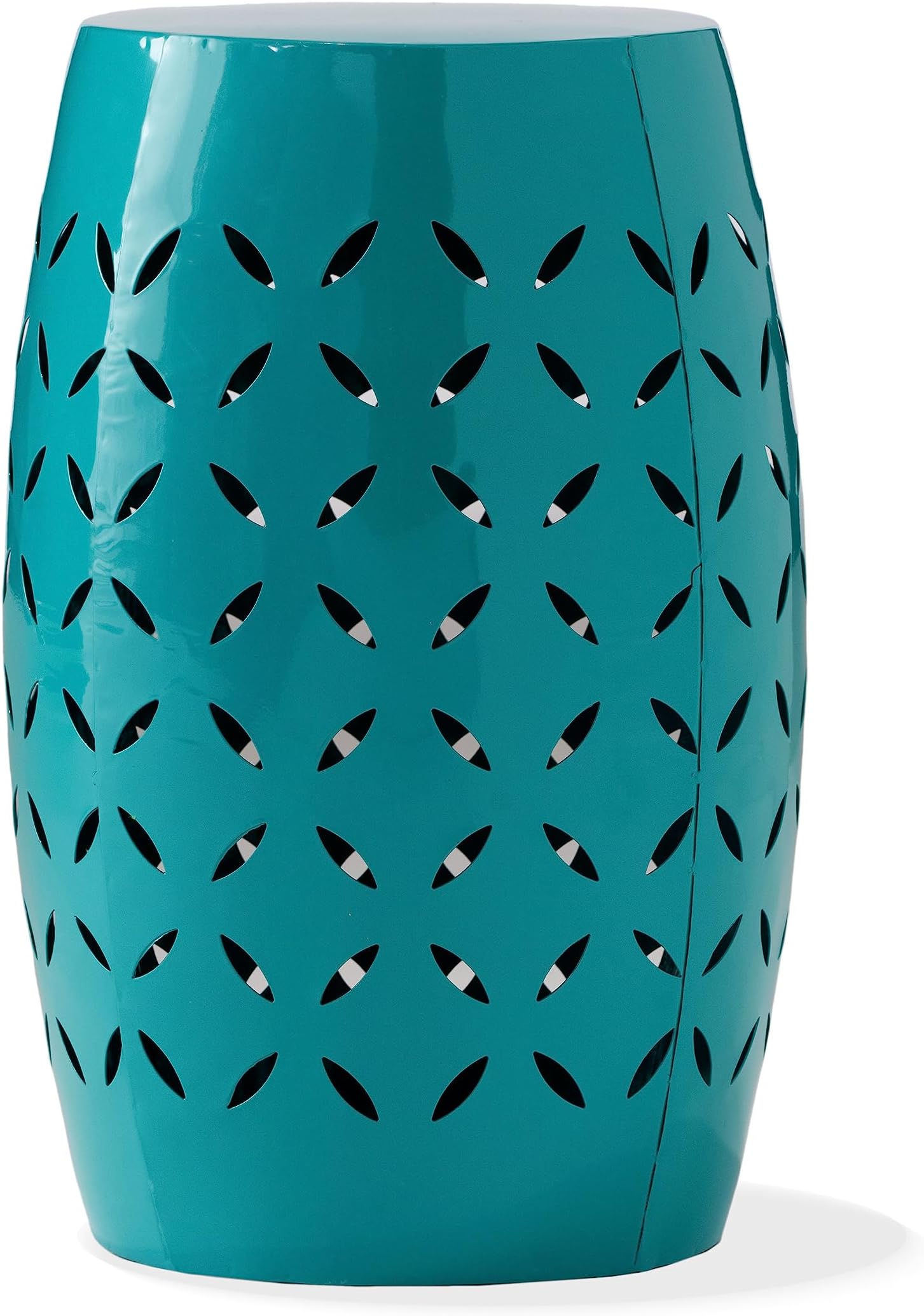 Christopher Knight Home Lilac Outdoor 12" Iron Side Table, Teal