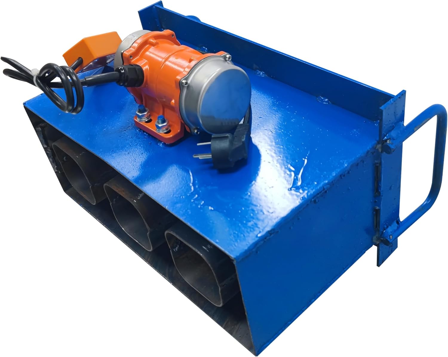 Brick Making Machine Manual Hollow Soil Block Forming Machine 220V Three Square Hole Brick Size 15.3X7.4X7.4in(390 * 190 * 190mm)
