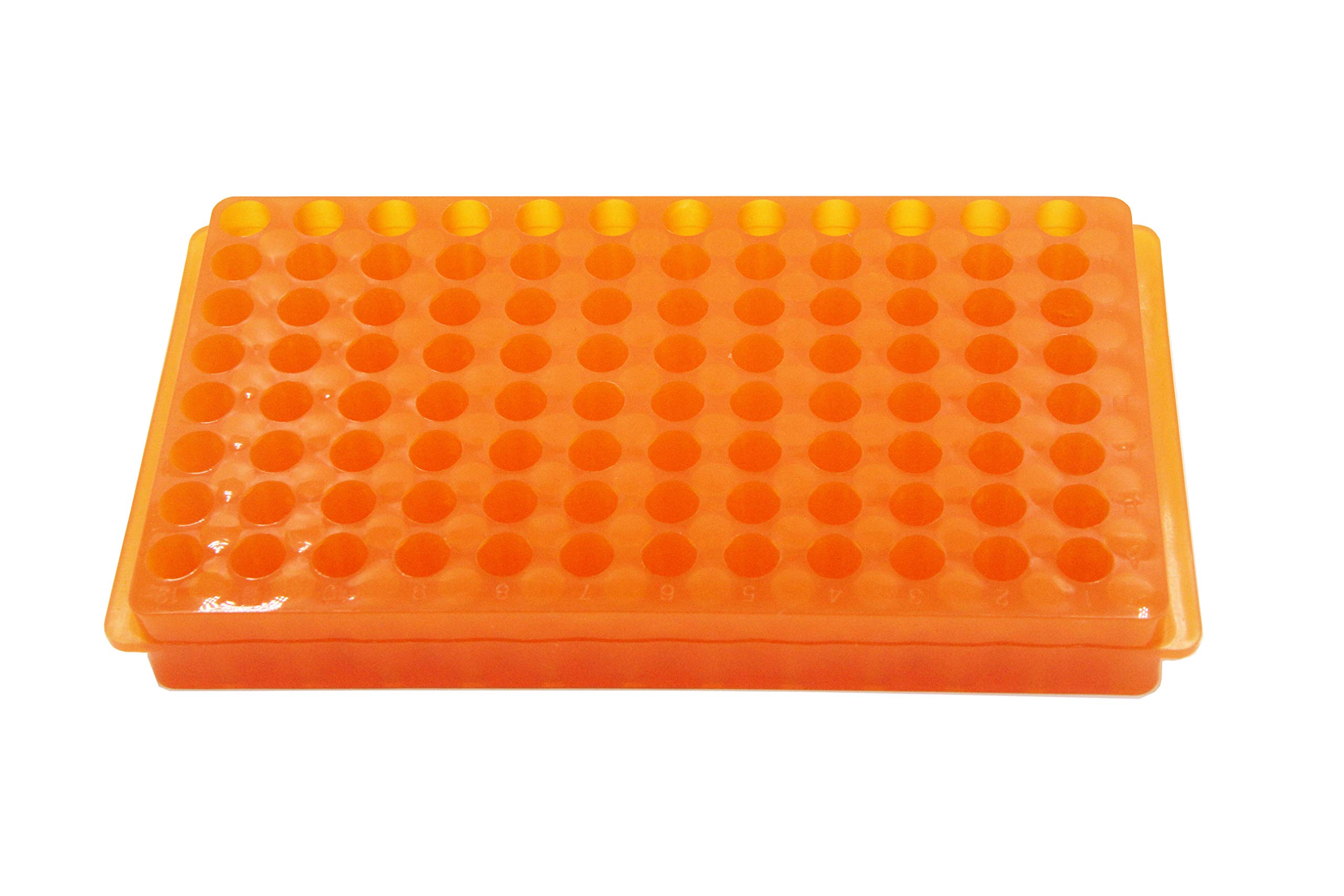 Gradilla Doble Panel 96 Posiciones para Tubos de Microcentrífuga 0,2-1,5 ml Polipropileno Laboratorio