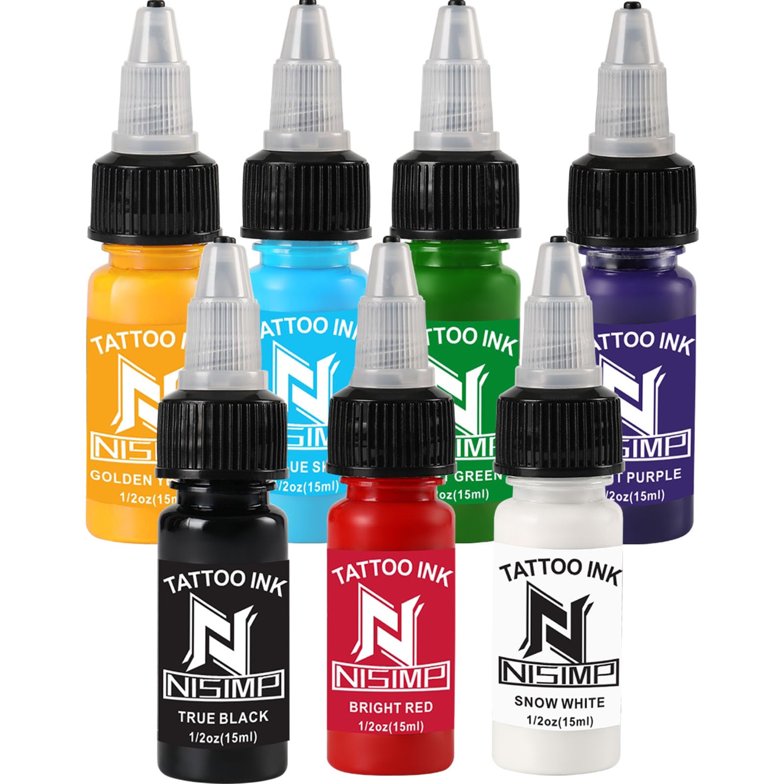 Amazon.com: NISIMP Ink Color Pigment Set-Vegan Friendly,1/2oz 15ml