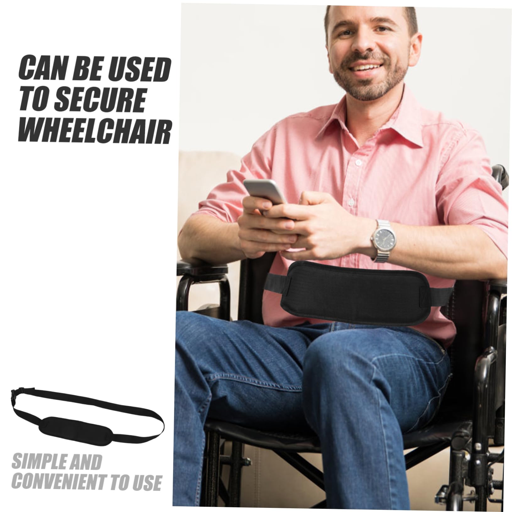 COLLBATH Small Seatbelt Replaceable Strap Fine Seatbelt Strap for Elderly Band Strap