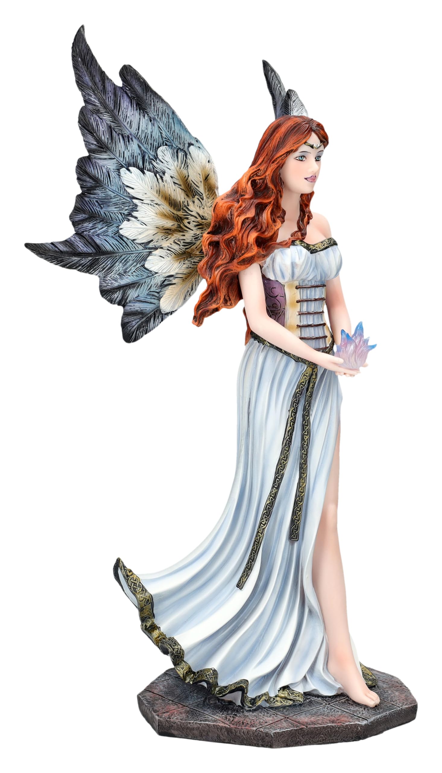 Figuren Shop GmbH Figura elfo Arora custode del vento 31 cm - Fata Fantasy Magia
