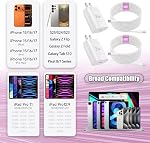 USB C Charger for iPhone 15 16 17 Charging 10FT, 25W Apple USB C Fast Charger Block Adapter and Type C to C Cable Cord for iPhone 16 15 Pro Max/16 15Pro/16 15 Plus/iPad Pro/Air/Mini