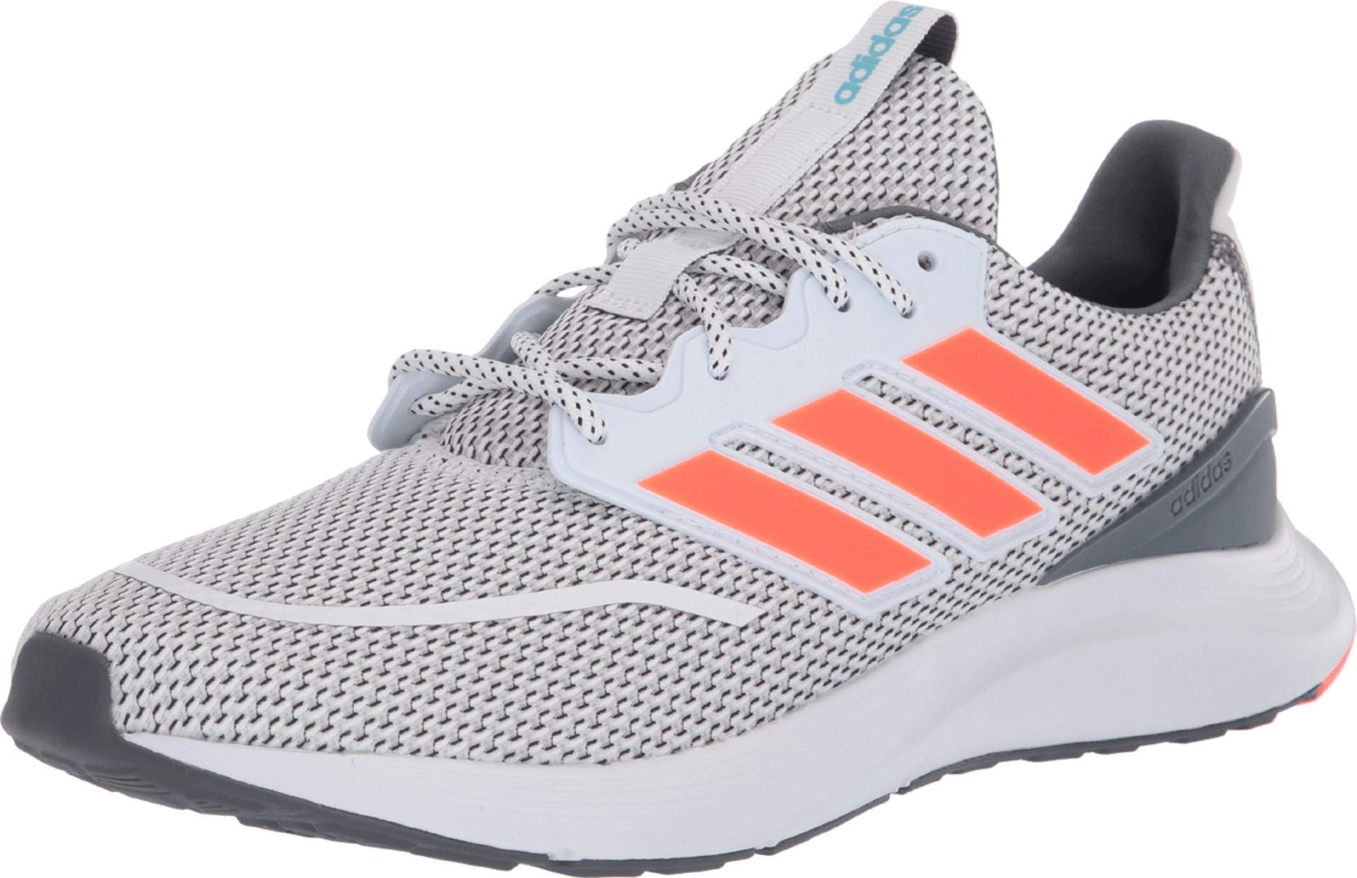 adidas Herren Energyfalcon Track Schuhe Sneaker, FTWR Weiß/Solar Rot/Onix, 40 2/3 EU