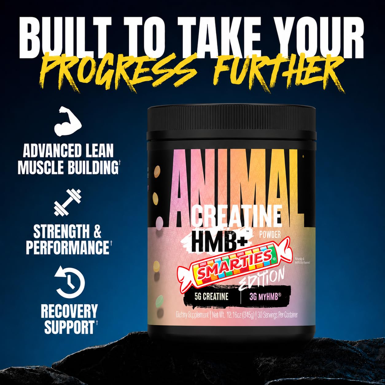 Animal Creatine Monohydrate HMB+ for Men & Women | Smarties 30 Servings — Amazon image 9