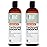 J Mac Botanicals, Organic Fractionated Coconut Oil (32 oz - 2 Pack 16 Ounce Bottles) Carrier Oil for diluting Essential Oils, Hair and Skin Conditioner, Massage