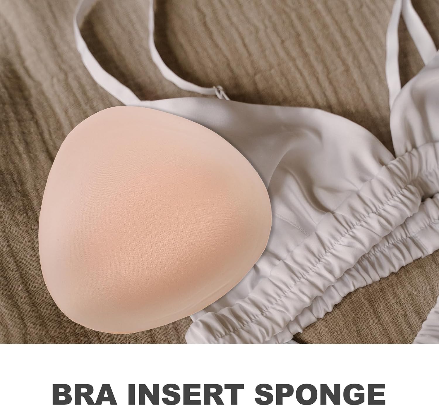 Cotton Breast Forms Bra Insert Pads Ventilation Sponge for Mastectomy A
