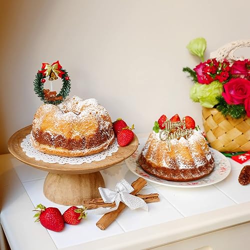 Miniatura 9 de PhantomSky Kugelhopf Bundt - Molde de silicona antiadherente para tartas redondas para mousse, chocolate, fresas, brownie, pastel, gelatina, pan,